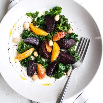 Beetroot and Blood Orange Salad with Labneh