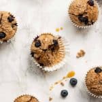 Quinoa Spelt Blueberry Breakfast Muffins