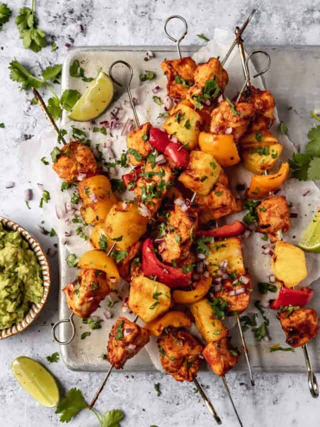 Pineapple Chicken Kabobs Story