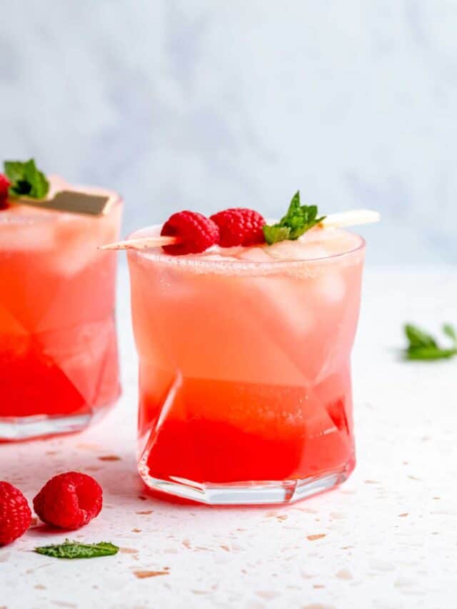 Refreshing Raspberry Mocktail