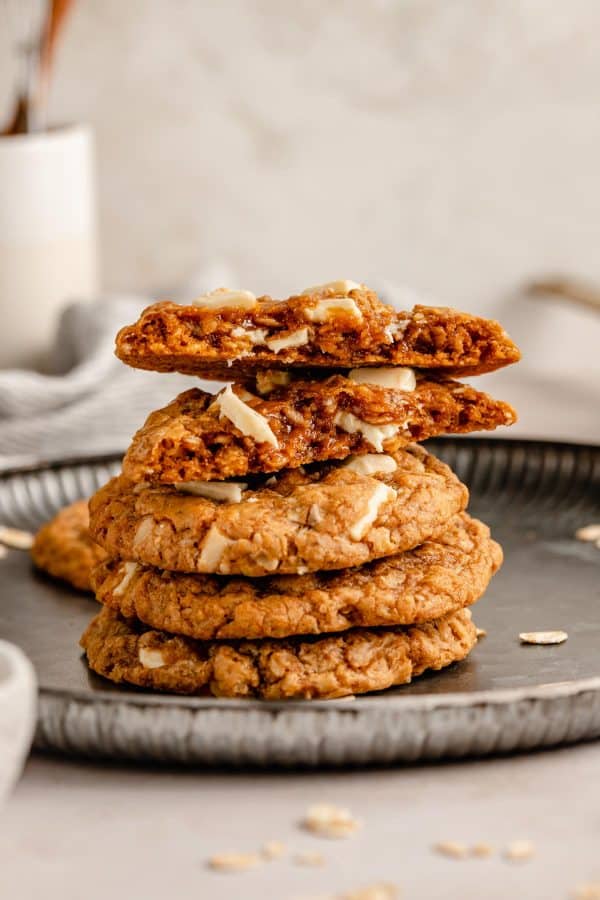 Chewy Biscoff Cookies with Chocolate Chunks - Eat Love Eat