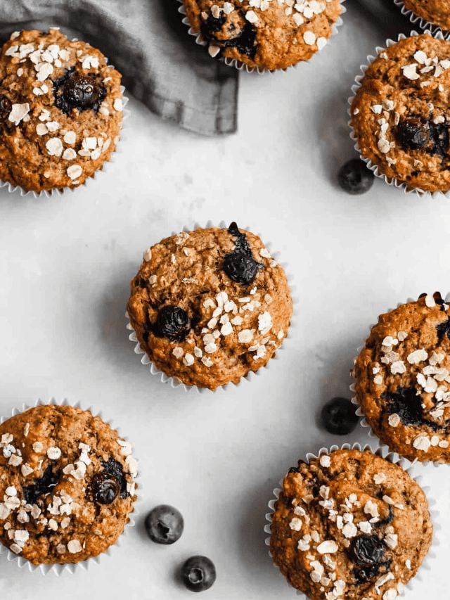 Vegan Blueberry Muffins Story