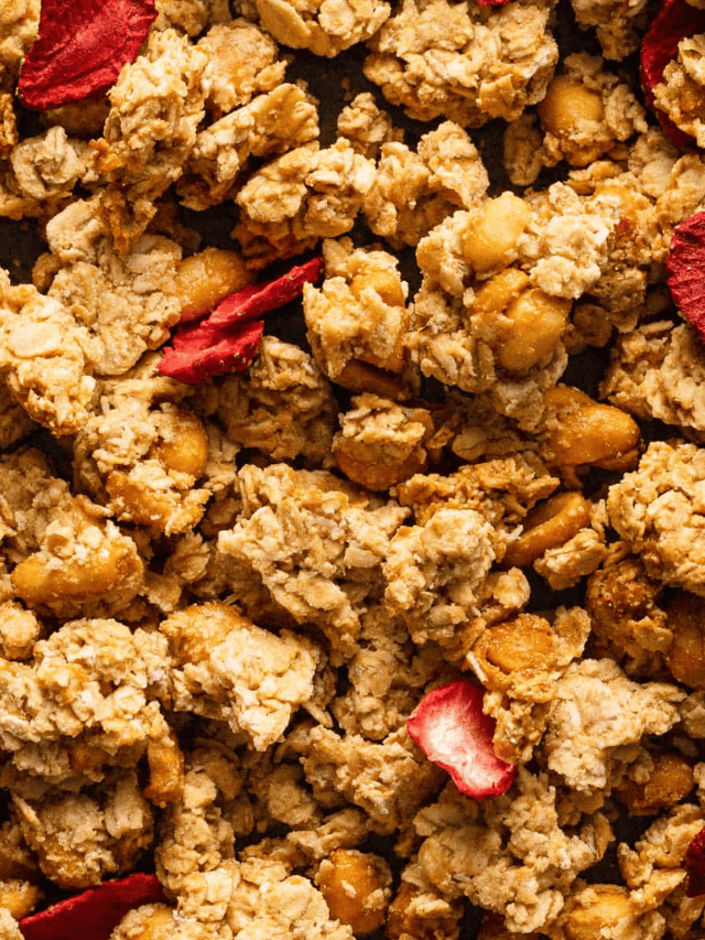Peanut Butter Granola Clusters Story