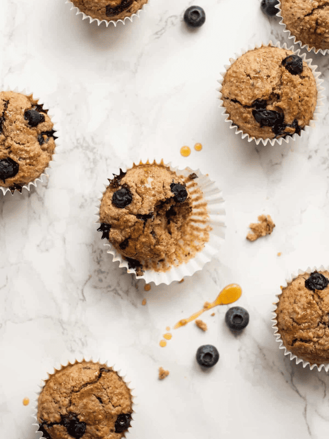Quinoa Spelt Blueberry Breakfast Muffins Story