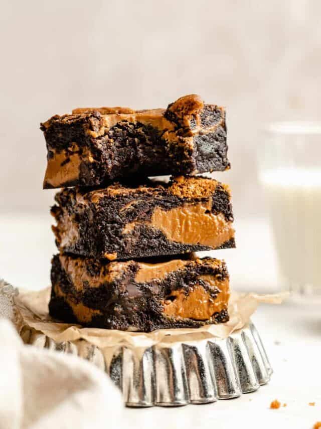 Biscoff Cookie Butter Brownies