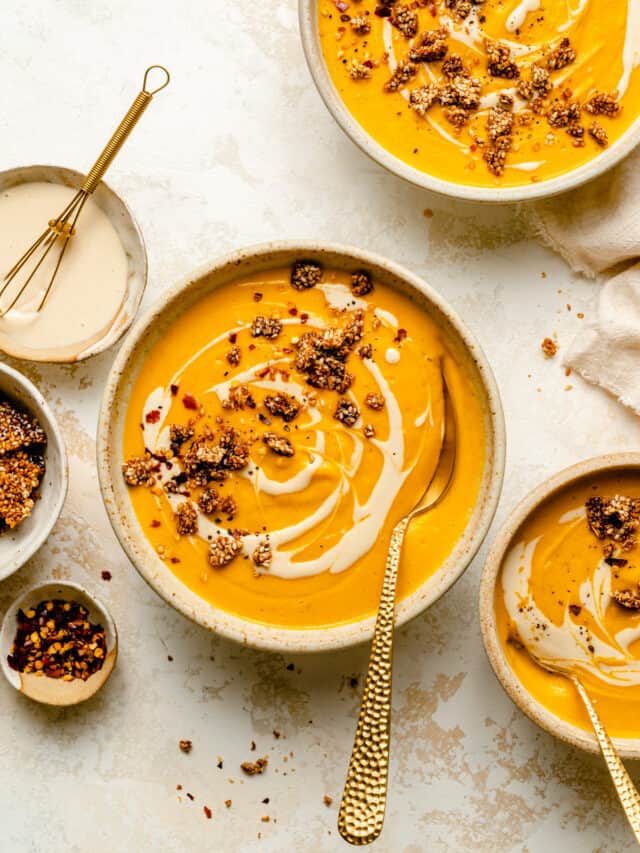 Spiced Sweet Potato and Carrot Soup