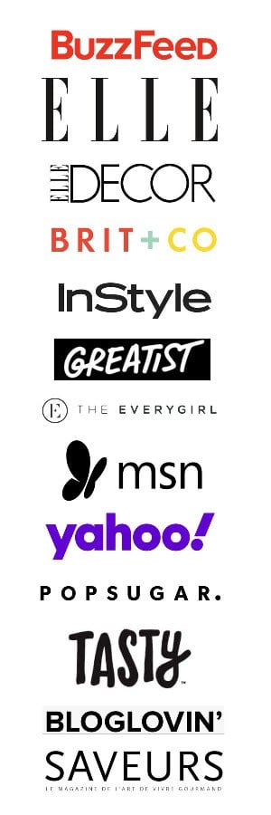 Featured in banner with list of brand logos.