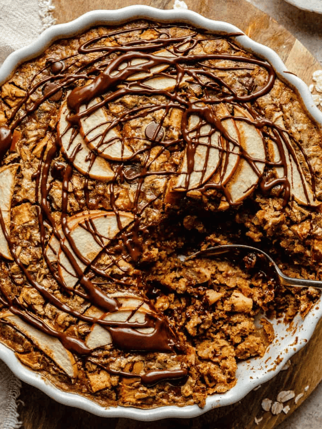 Delicious Apple Baked Oatmeal with Chocolate and Ginger Story